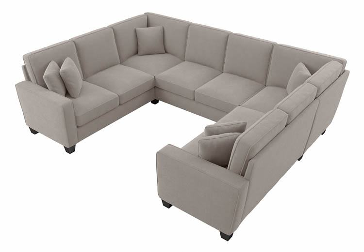 113in W U-Shaped Sectional Couch by Bush