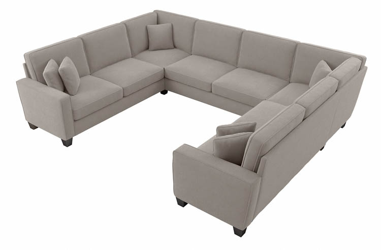 125in W U-Shaped Sectional Couch by Bush