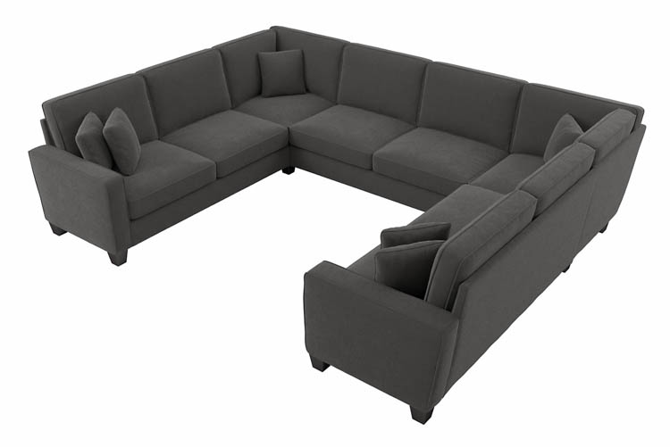 125in W U-Shaped Sectional Couch by Bush