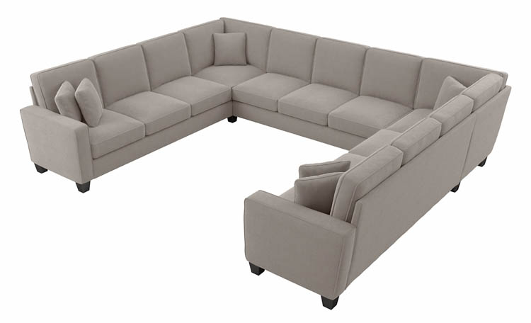 137in W U-Shaped Sectional Couch by Bush