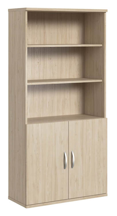 5 Shelf Bookcase with Doors by Bush