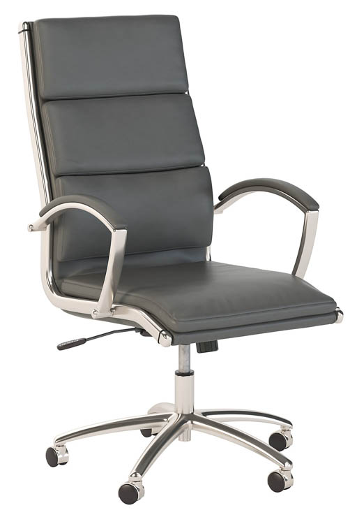 High Back Leather Executive Office Chair by Bush