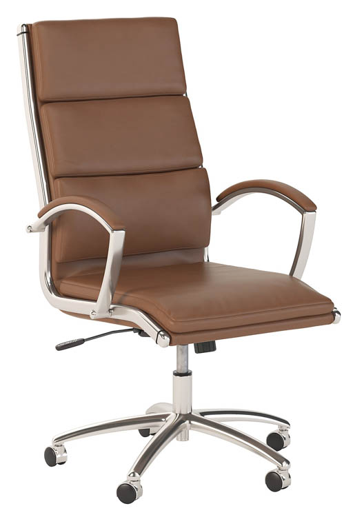 High Back Leather Executive Office Chair by Bush