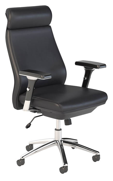 High Back Leather Executive Office Chair by Bush