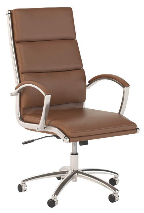 High Back Leather Executive Office Chair by Bush