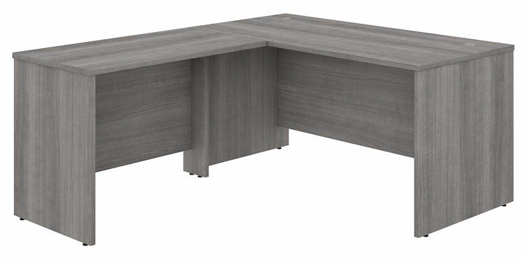 60in W x 30in D L-Shaped Desk with 42in W Return by Bush
