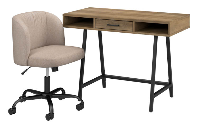 40in W Small Writing Desk and Chair Set by Bush
