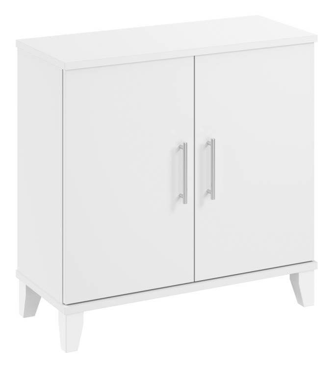 Small Storage Cabinet with Doors and Shelves by Bush