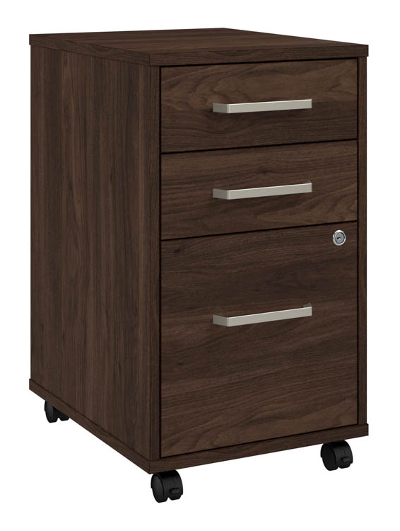 3 Drawer Mobile File Cabinet (Assembled) by Bush