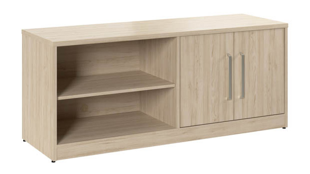Low Storage Cabinet with Doors and Shelves by Bush Furniture