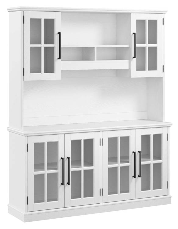 60in W Sideboard with Hutch by Bush