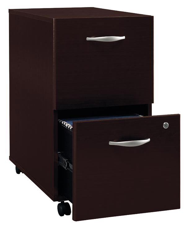 2 Drawer Mobile Vertical File by Bush