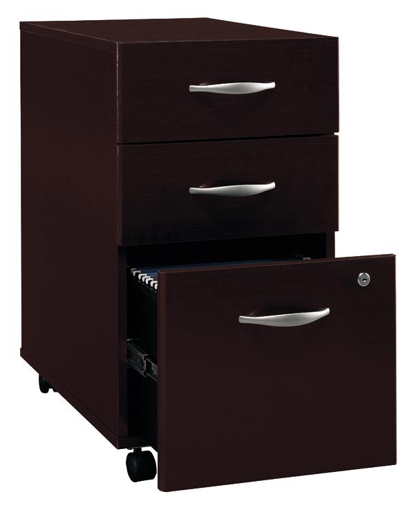 3 Drawer Mobile Vertical File by Bush