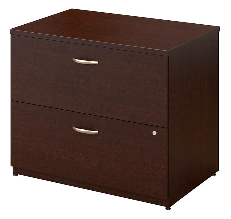 36in W 2 Drawer Lateral File - Assembled by Bush
