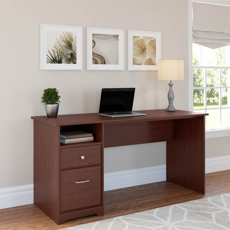 60in W Computer Desk with Drawers by Bush