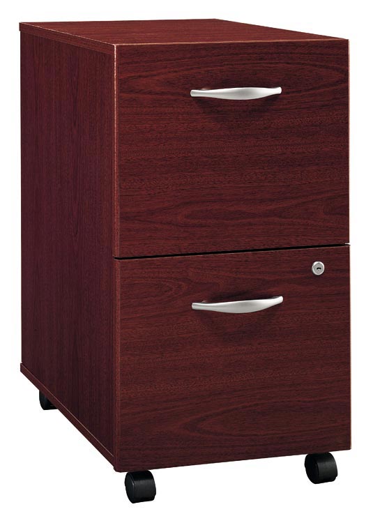2 Drawer Mobile Vertical File - Fully Assembled by Bush