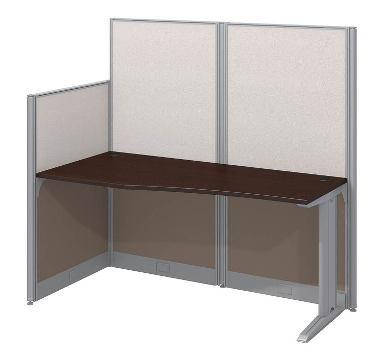 65in W x 33in D Straight Cubicle Desk by Bush