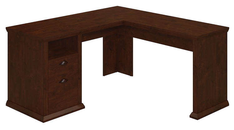 60in W L-Shaped Desk with Storage by Bush