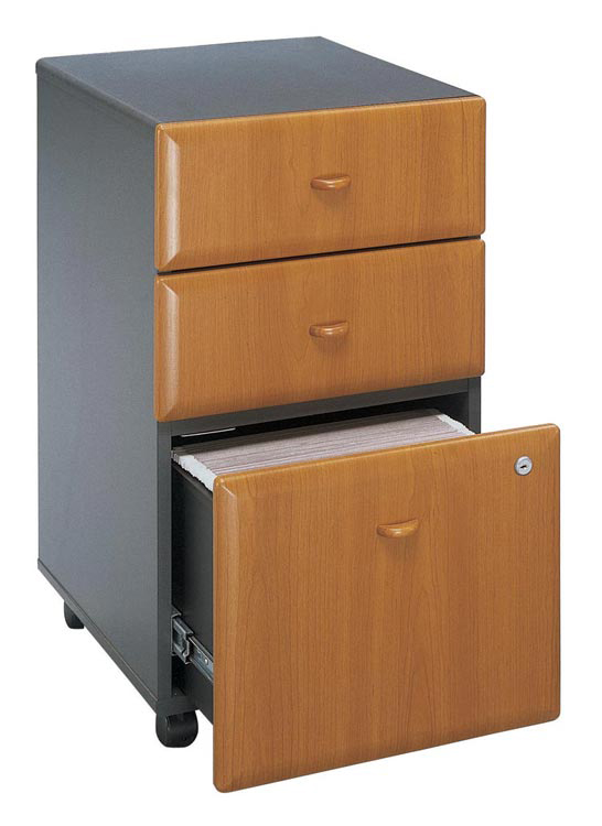 3 Drawer Mobile File - Fully Assembled by Bush
