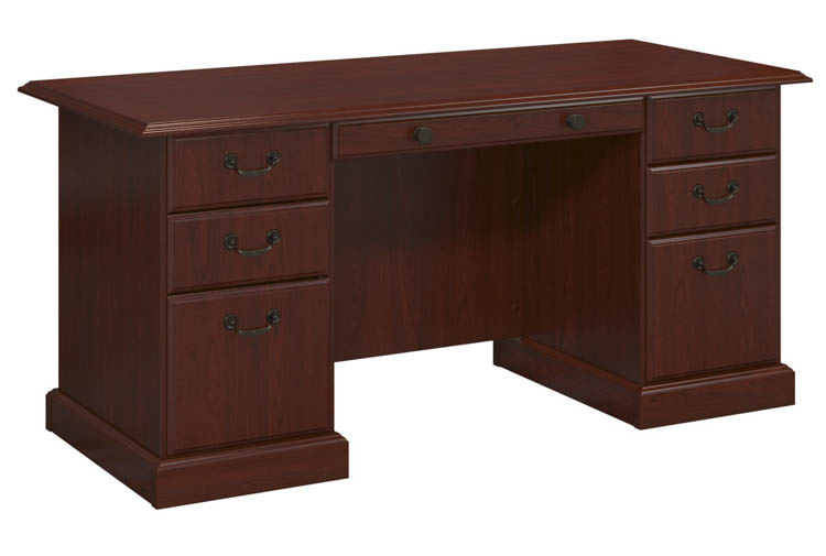 Executive Desk with Drawers by Bush