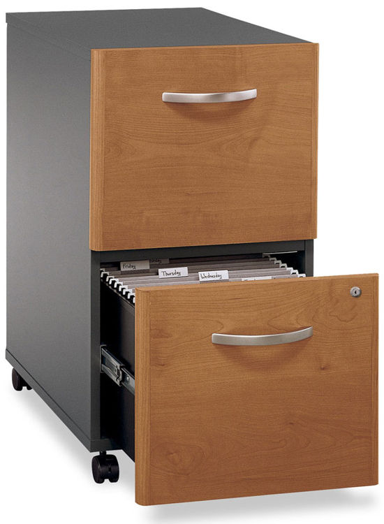 2 Drawer Mobile Vertical File - Fully Assembled by Bush