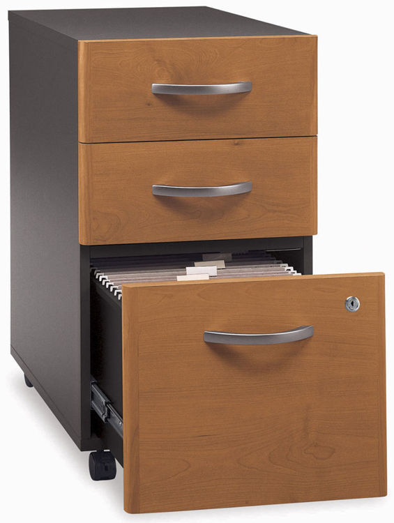 3 Drawer Mobile Vertical File - Fully Assembled by Bush