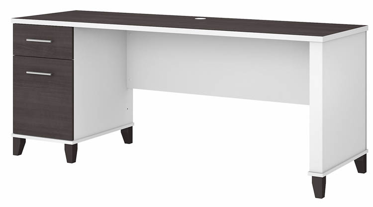 72in W Office Desk with Drawers by Bush