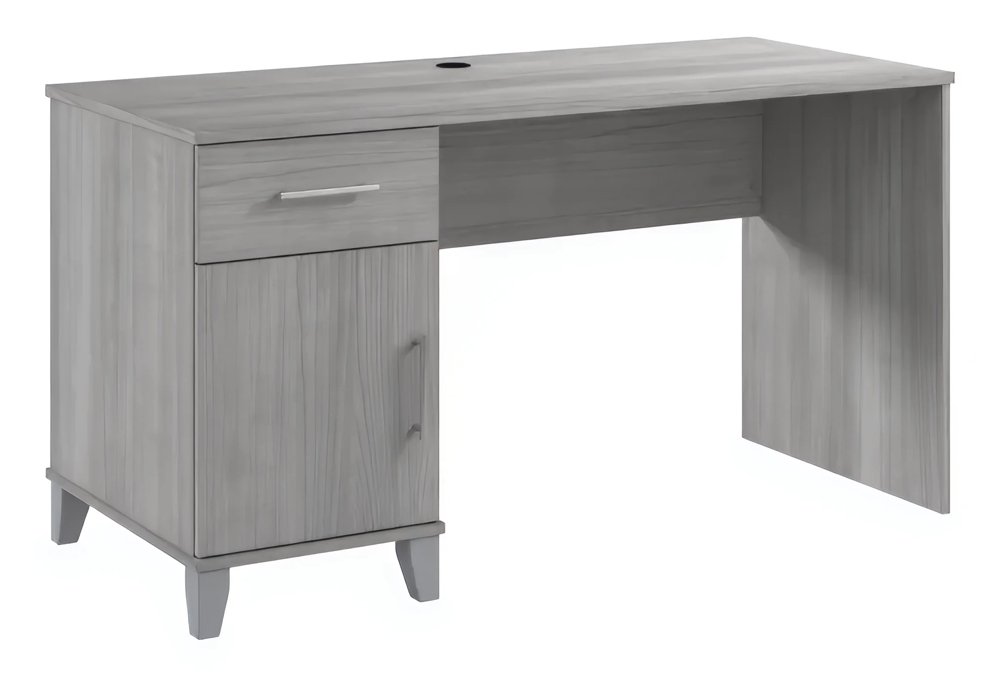 54in W Office Desk with Drawer and Storage Cabinet by Bush