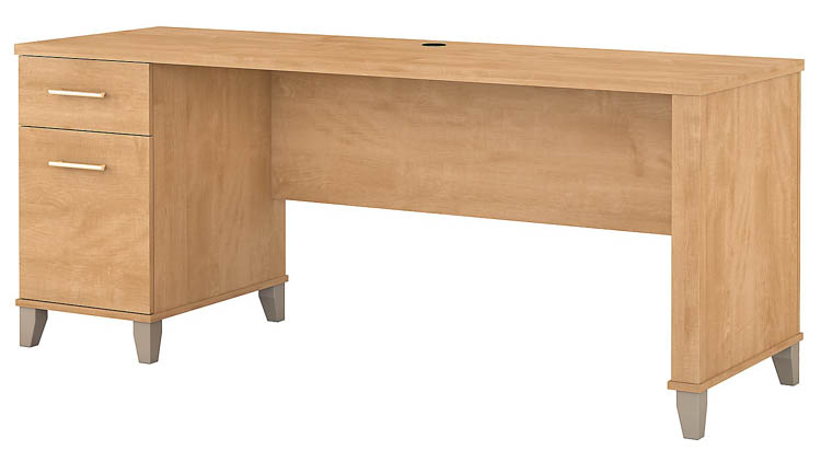 72in W Office Desk with Drawers by Bush