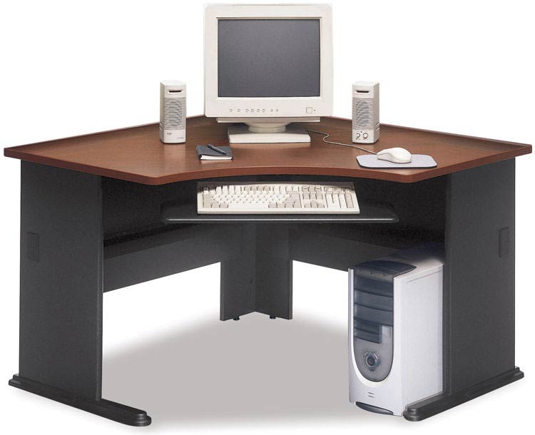 Modular Corner Desk with Keyboard Tray by Bush