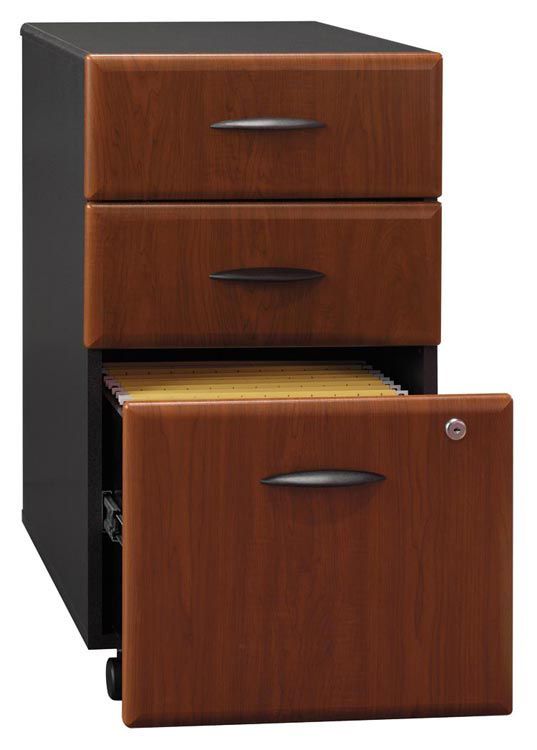3 Drawer Mobile File - Fully Assembled by Bush