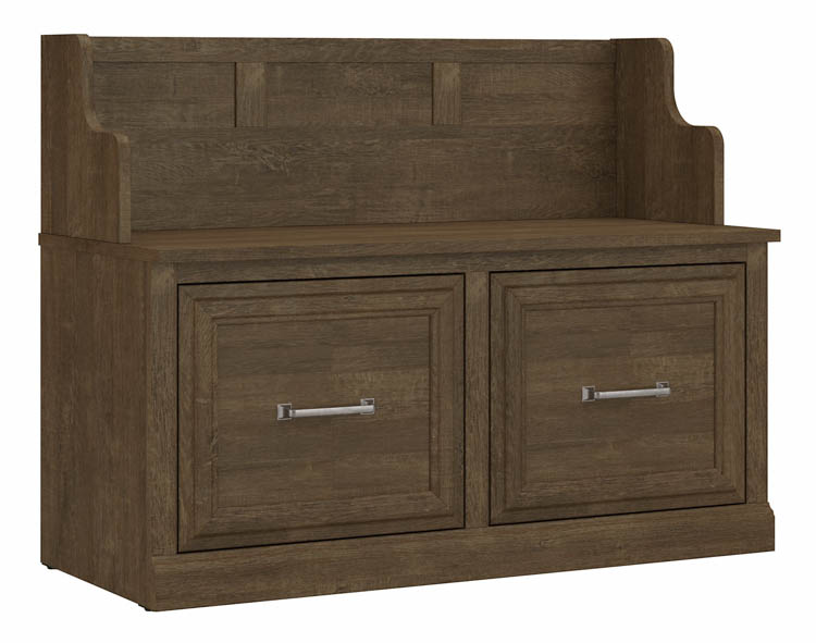 40in W Entryway Bench with Doors by Bush