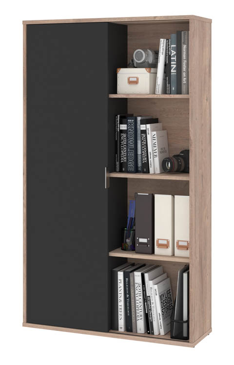 Bookcase with Sliding Door by Bestar