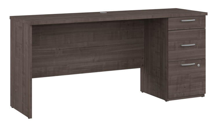 65in W Computer Desk with Drawers by Bestar