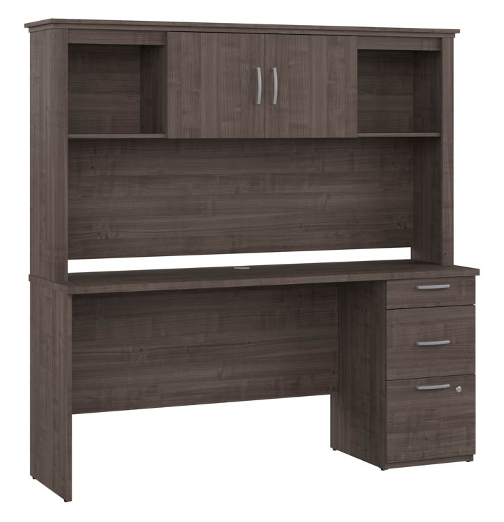 66in W Computer Desk with Hutch by Bestar