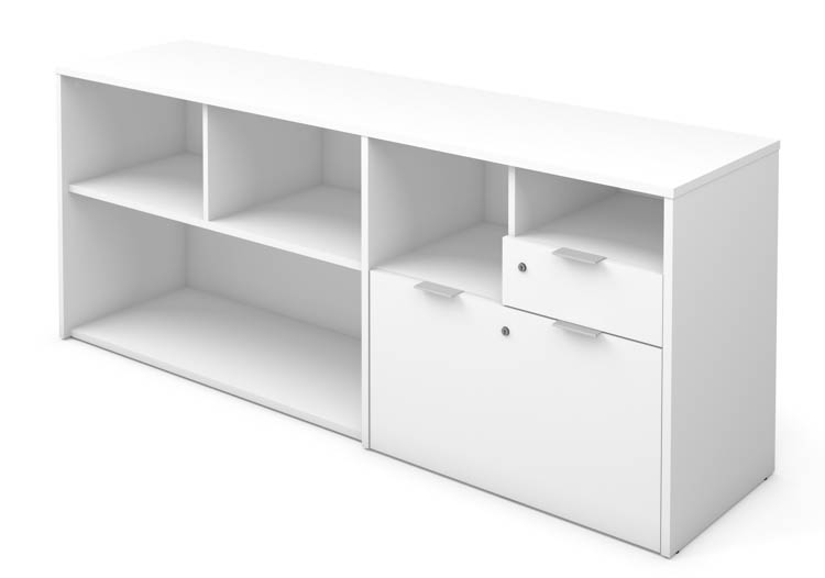 72in W Credenza with 2 Drawers by Bestar