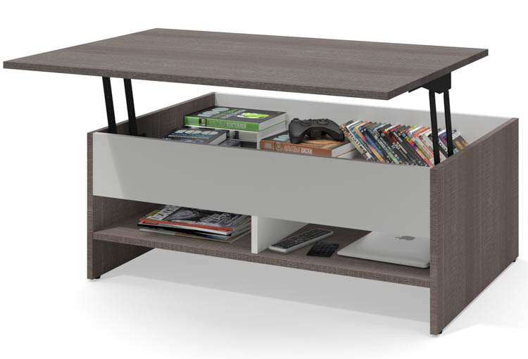 37in Lift-Top Storage Coffee Table by Bestar