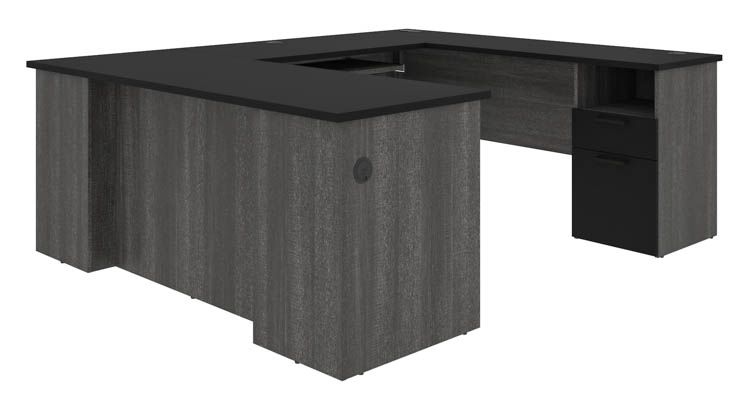 72in W U-Shaped Desk by Bestar