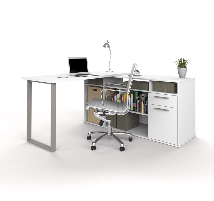 59in W L-Shaped Desk by Bestar