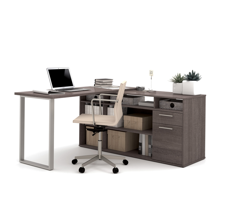 59in W L-Shaped Desk by Bestar