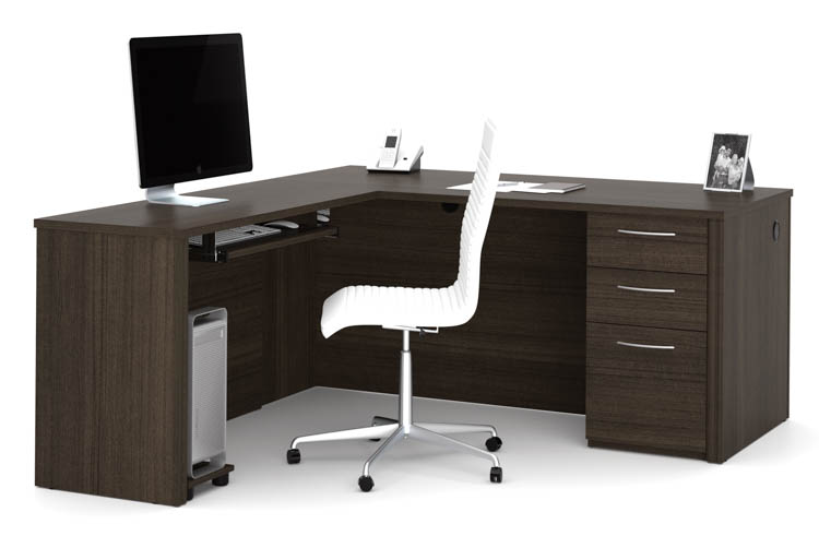 66in W L-Shaped Desk by Bestar