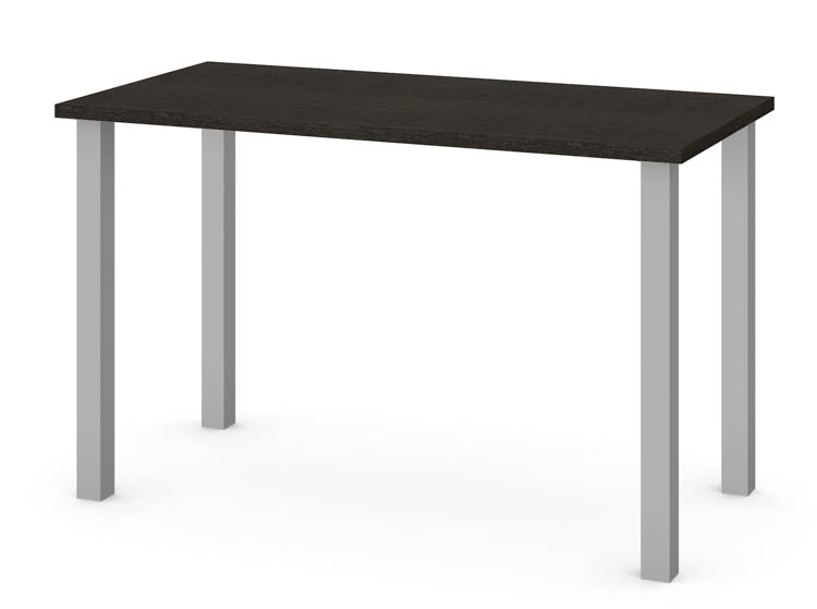 24in x 48in Table with Square Metal Legs by Bestar