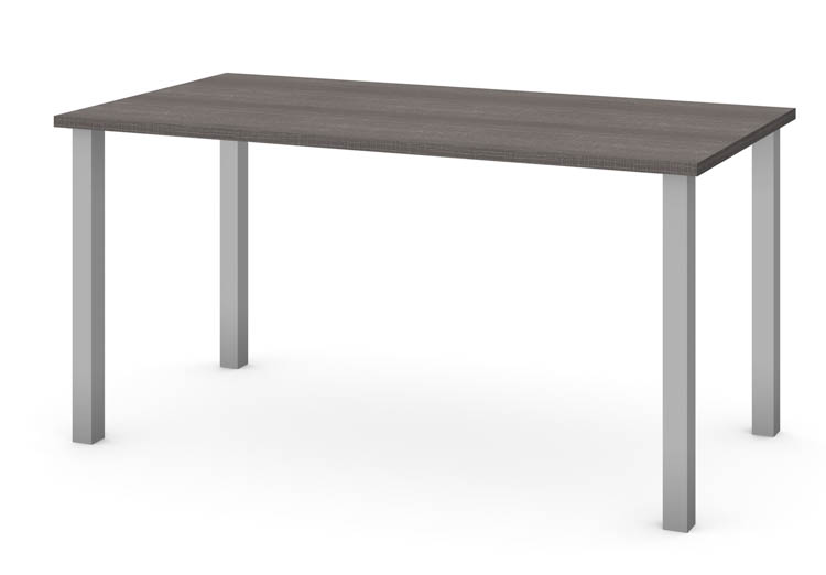 30in x 60in Table with Square Metal Legs by Bestar