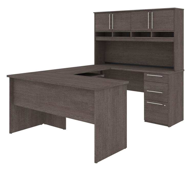 U-Shaped Desk with Hutch by Bestar