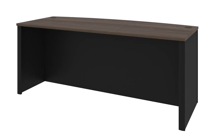 72in W Bowfront Desk Shell by Bestar