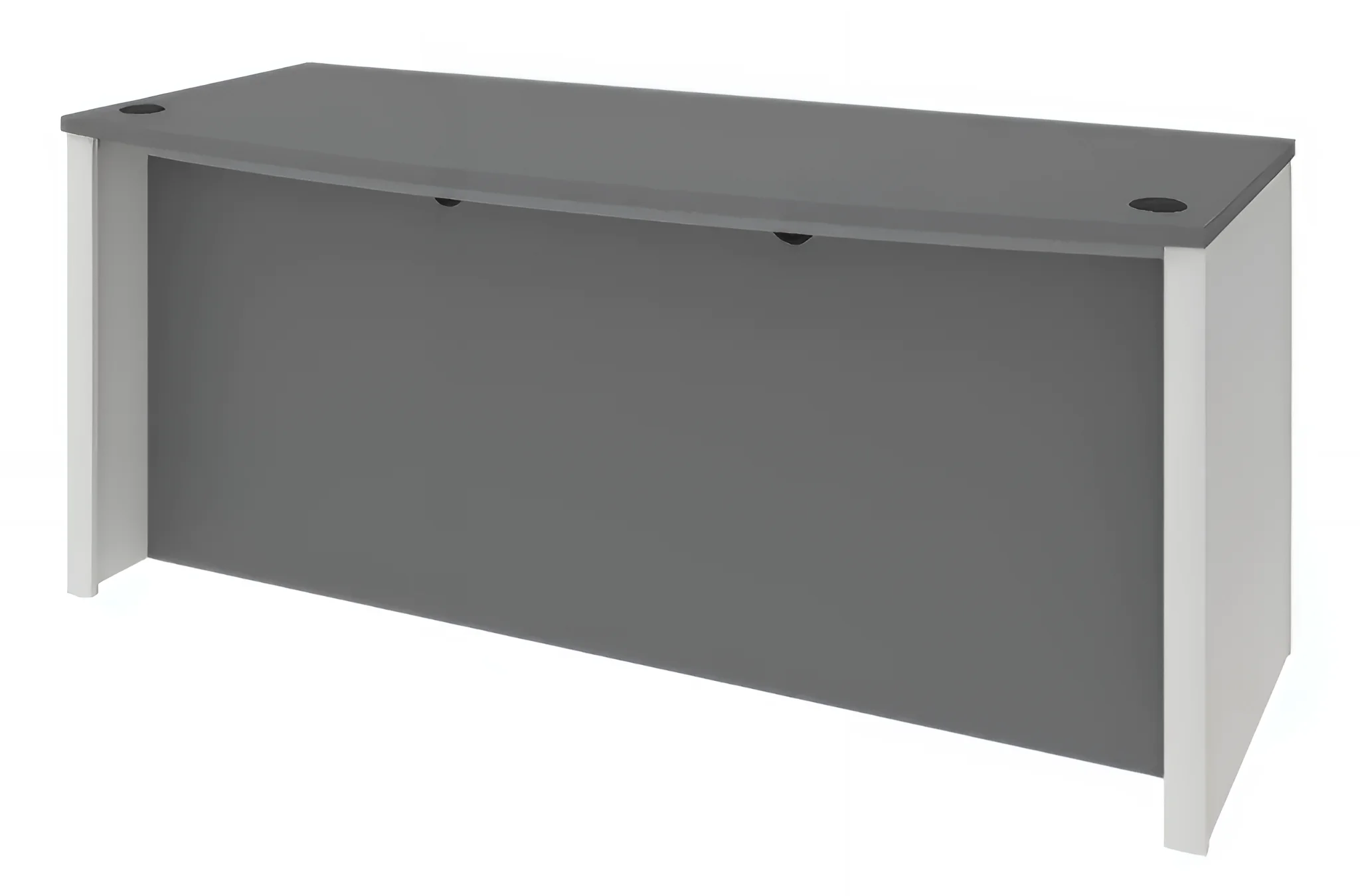 72in W Bowfront Desk Shell by Bestar