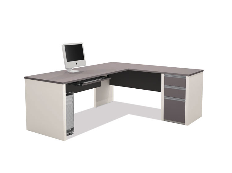 L Shaped Desk by Bestar