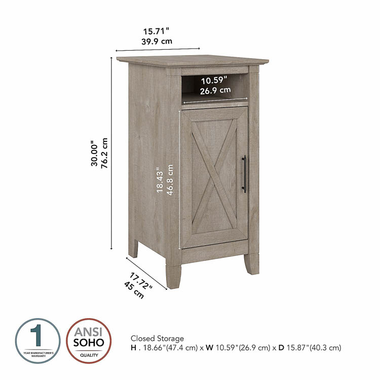 Small Storage Cabinet wit Bush Furniture ULA165
