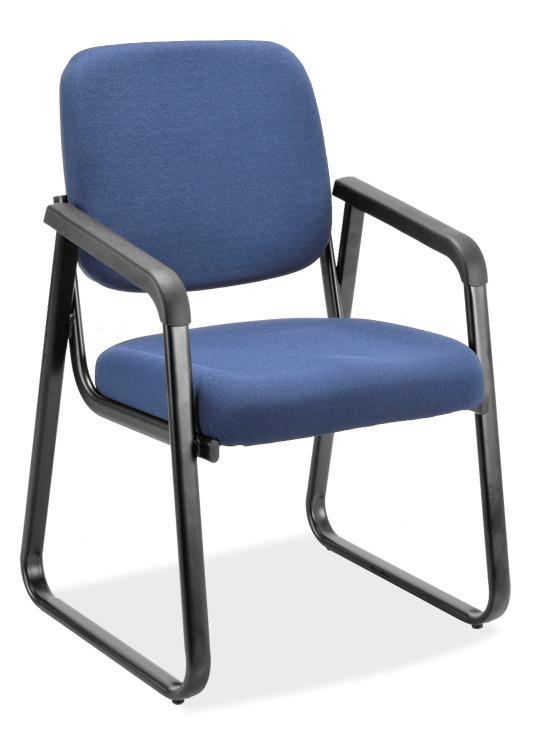 Sled Base Guest Chair with Arms by Office Source