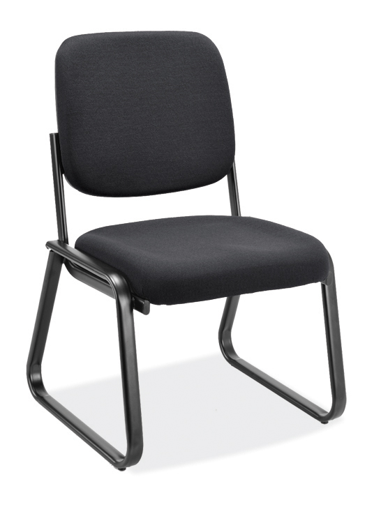 Armless Sled Base Guest Chair by Office Source
